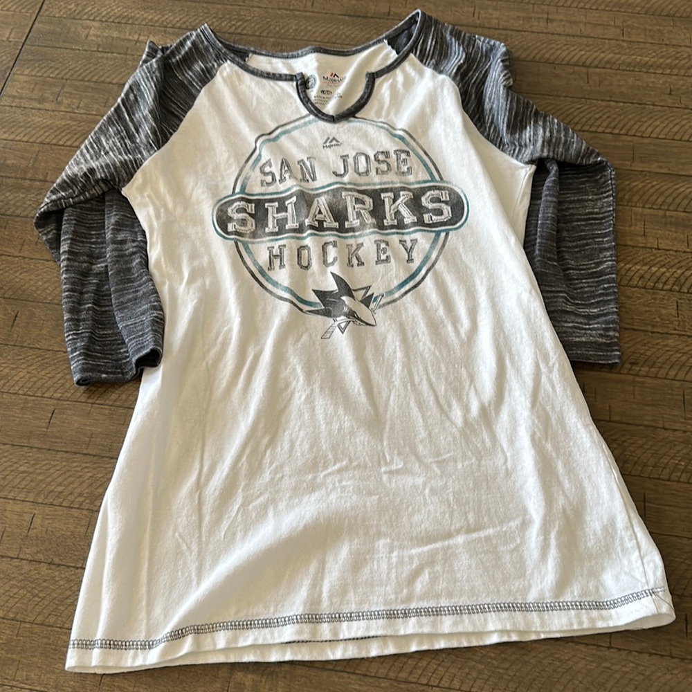 San Jose Sharks NHL 3/4 Sleeve Top